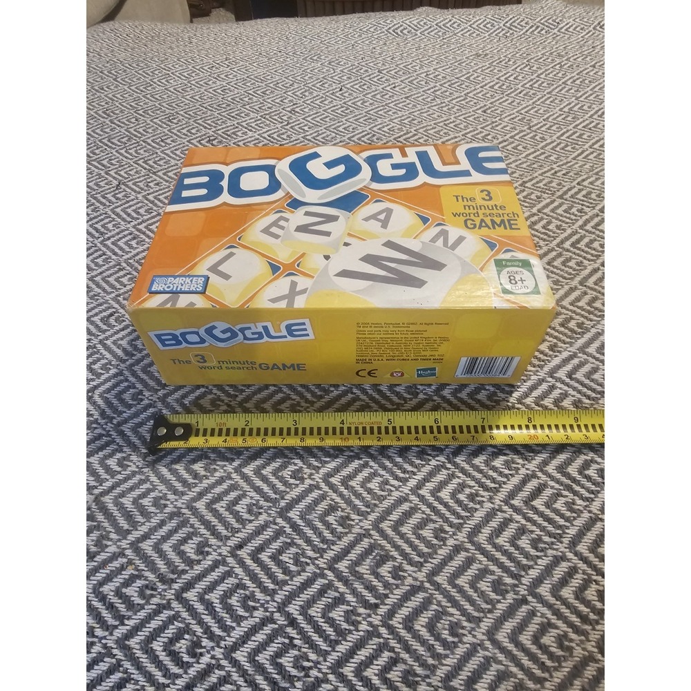 Vintage Boggle 3 Minute Classic Family Word Search Game Parker Brothers Complete